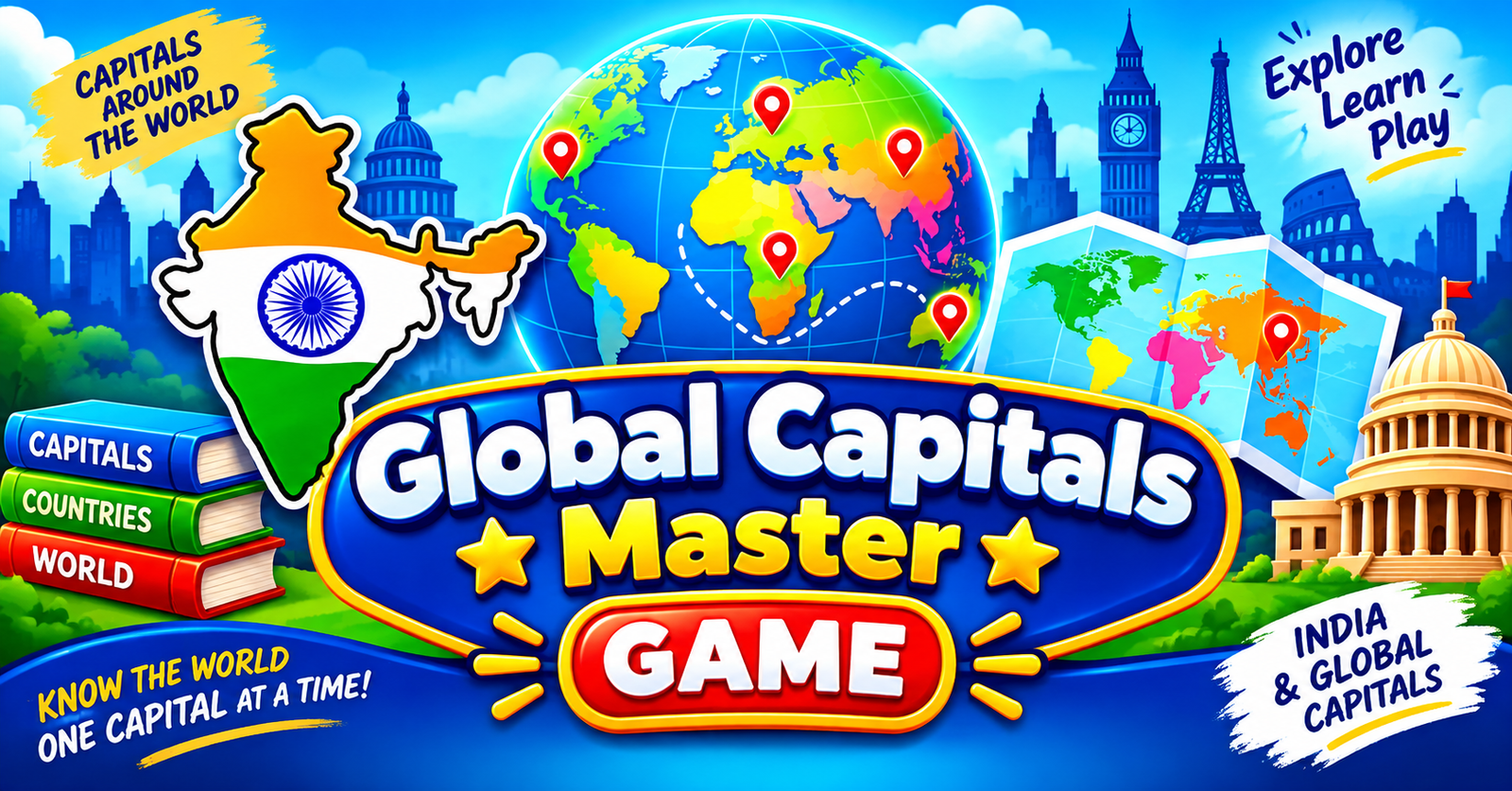 Global - India Capitals Game