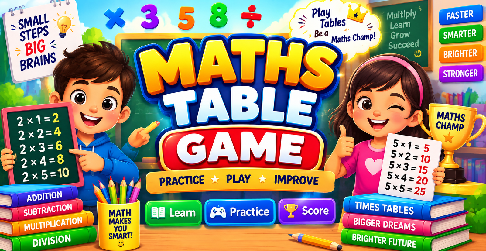 Maths Table Game