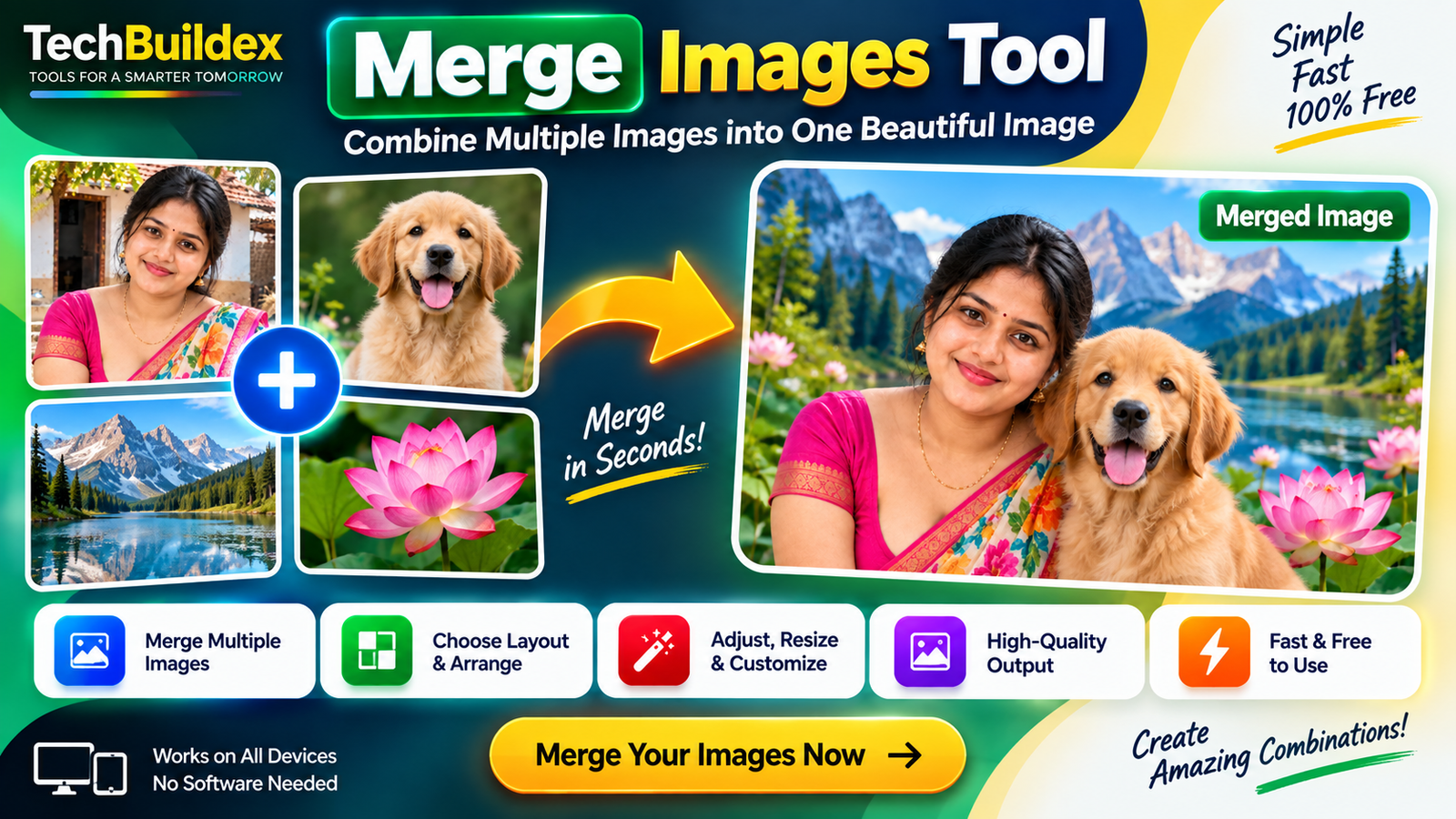 Merge Images Tool